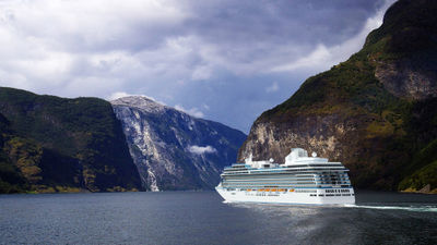 Frank A. Del Rio will lead Oceania Cruises. Pictured, a rendering of the upcoming Vista.