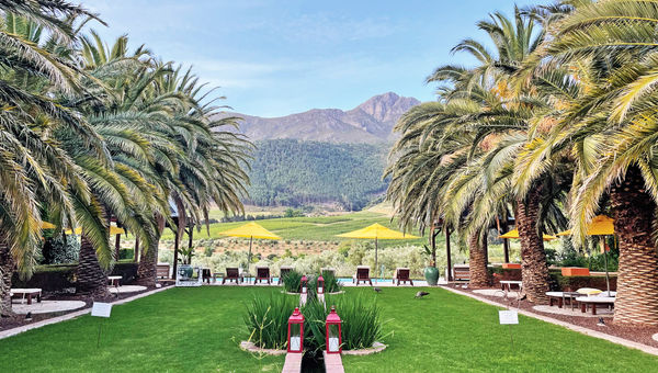 La Residence is surrounded by the towering peaks of Franschhoek. La Residence is surrounded by the towering peaks of Franschhoek.