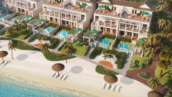 Three-story Firesky Reserve Villas will feature private plunge pools and rooftop decks.