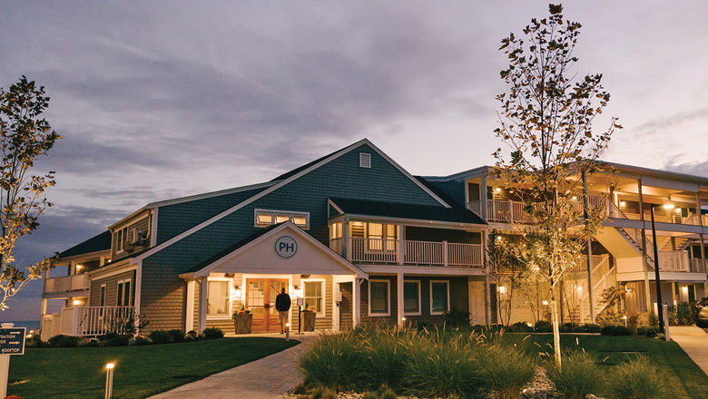 Cold weather has done little to dissuade offseason guests at the Pelham House Resort on Cape Cod, Mass.