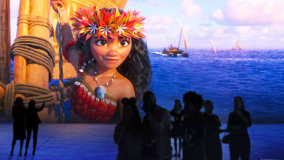 Images and music from Disney films like "Moana" will be part of a family-friendly attraction on the Las Vegas Strip.