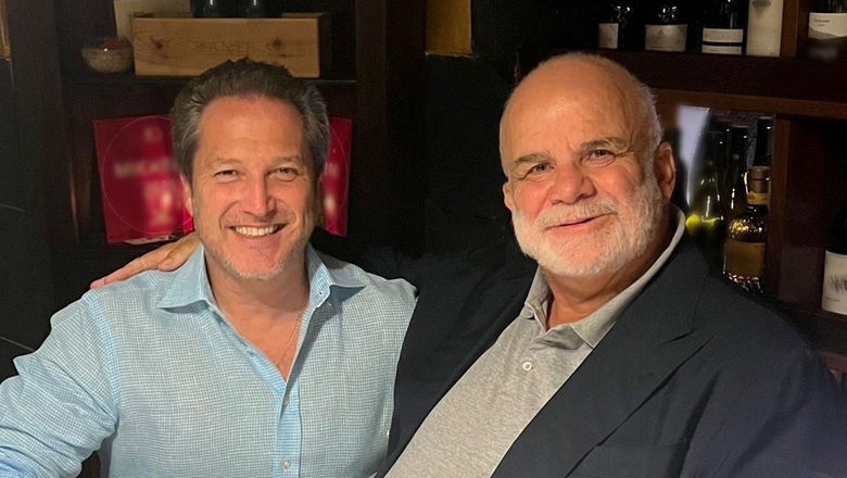 Ecoventura CEO Santiago Dunn (left) with A&K Travel Group chairman Manfredi Lefebvre d'Ovidio.