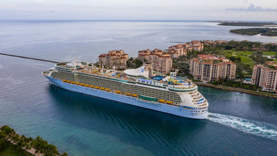 The Royal Caribbean-Icon Infrastructure partnership will include PortMiami Terminal A. Pictured, the Freedom of the Seas in Miami.