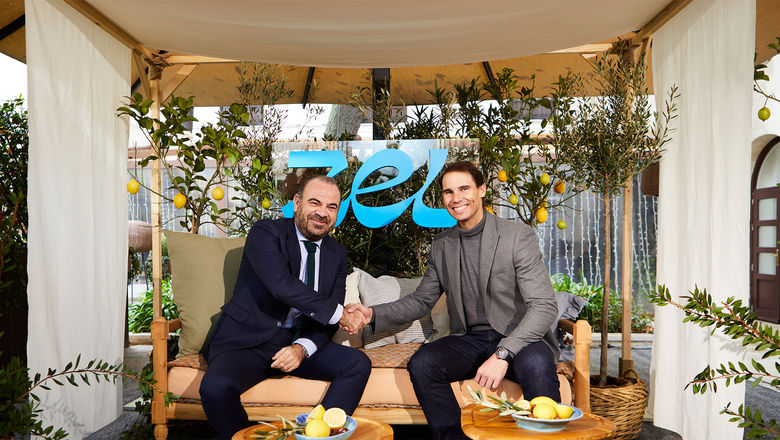 Melia Hotels CEO Gabriel Escarrer (left) with tennis legend Rafael Nadal.