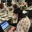 Young Professionals Society members aboard the Emerald Dawn river cruise ship in 2022.