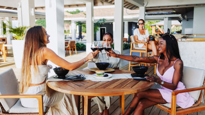 The new eatery, Wild Tamarind, sits between the Tamarind Deck and its infinity salt-water pool,