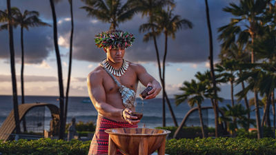 The Westin Maui Resort & Spa, Kaanapali is hosting a nightly sunset awa ceremony at its Hale Moolelo restaurant.