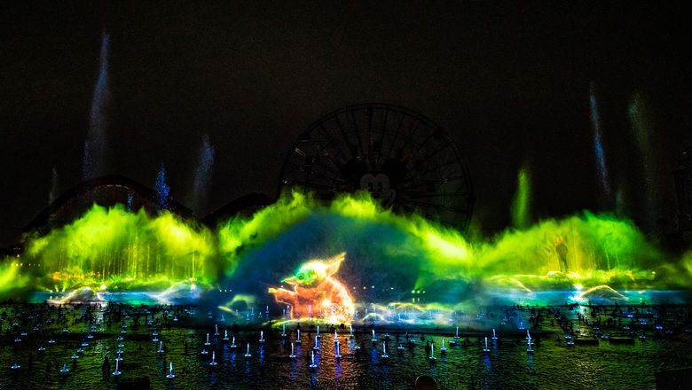 A new nighttime spectacular, "World of Color — One," will debut at Disney California Adventure park on Jan. 27. The show features characters and music from Walt Disney Animation Studios, Pixar Animation Studios and the "Avengers" and "Star Wars" universes.