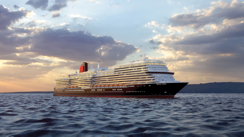 Cunard's Queen Anne was originally slated to debut in 2022. Its maiden voyage is currently scheduled for May 2, 2024.