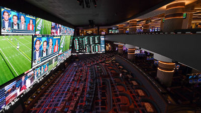 Circa's three-level sports book, with its 78-million-pixel, high-definition screen, is just one of several venues at the resort that will be hosting parties on Super Bowl Sunday next month.