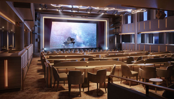 The Venetian Lounge will span two stories and have a capacity for 370 guests. The Venetian Lounge will span two stories and have a capacity for 370 guests.