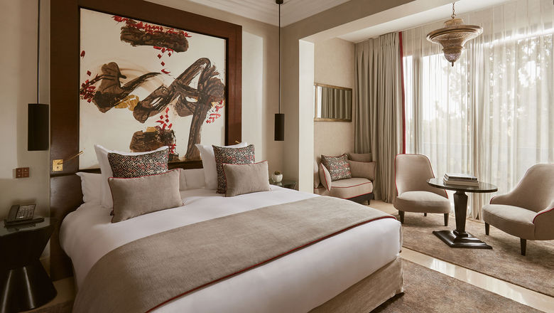 A junior suite at the Nobu Hotel Marrakech, which is set to open on Jan. 23.