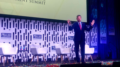 American Hotel & Lodging Association CEO Chip Rogers spoke about the continuing labor crisis at the Americas Lodging Investment Summit in Los Angeles on Monday.