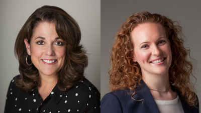 Christine Stevens Robinson, left, and Rachael Woodward have each been named senior sales vice president at Lindblad Expeditions.
