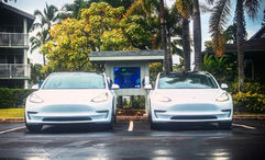 Guests of The Cliffs at Princeville are able to reserve electric vehicles during their stay.