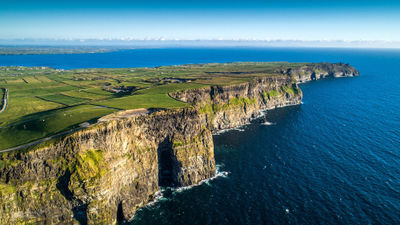 The Cliffs of Moher, County Clare, Ireland. The Cliffs of Moher Experience nabbed the top spot this year as Ireland's Best Visitor Attraction in The Irish Independent's annual Reader Travel Awards.