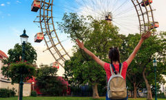 Prater Park in Vienna is one of the destinations featured on Emerald's Danube cruise for families.