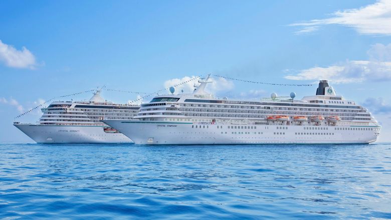 The Crystal Serenity and Symphony are undergoing major renovations.