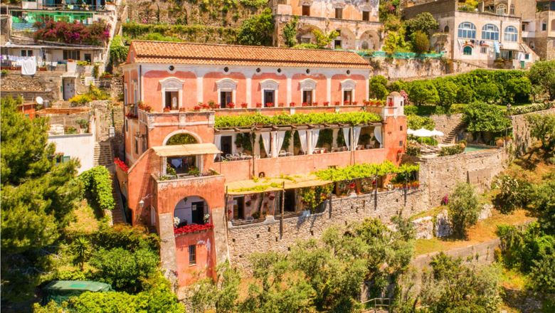 Villa Eva in Positano along the Amalfi Coast in Italy.