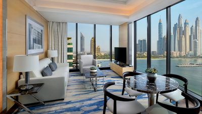 A suite at the Marriott Resort Palm Jumeirah, Dubai. The resort opened during last year's fourth quarter.