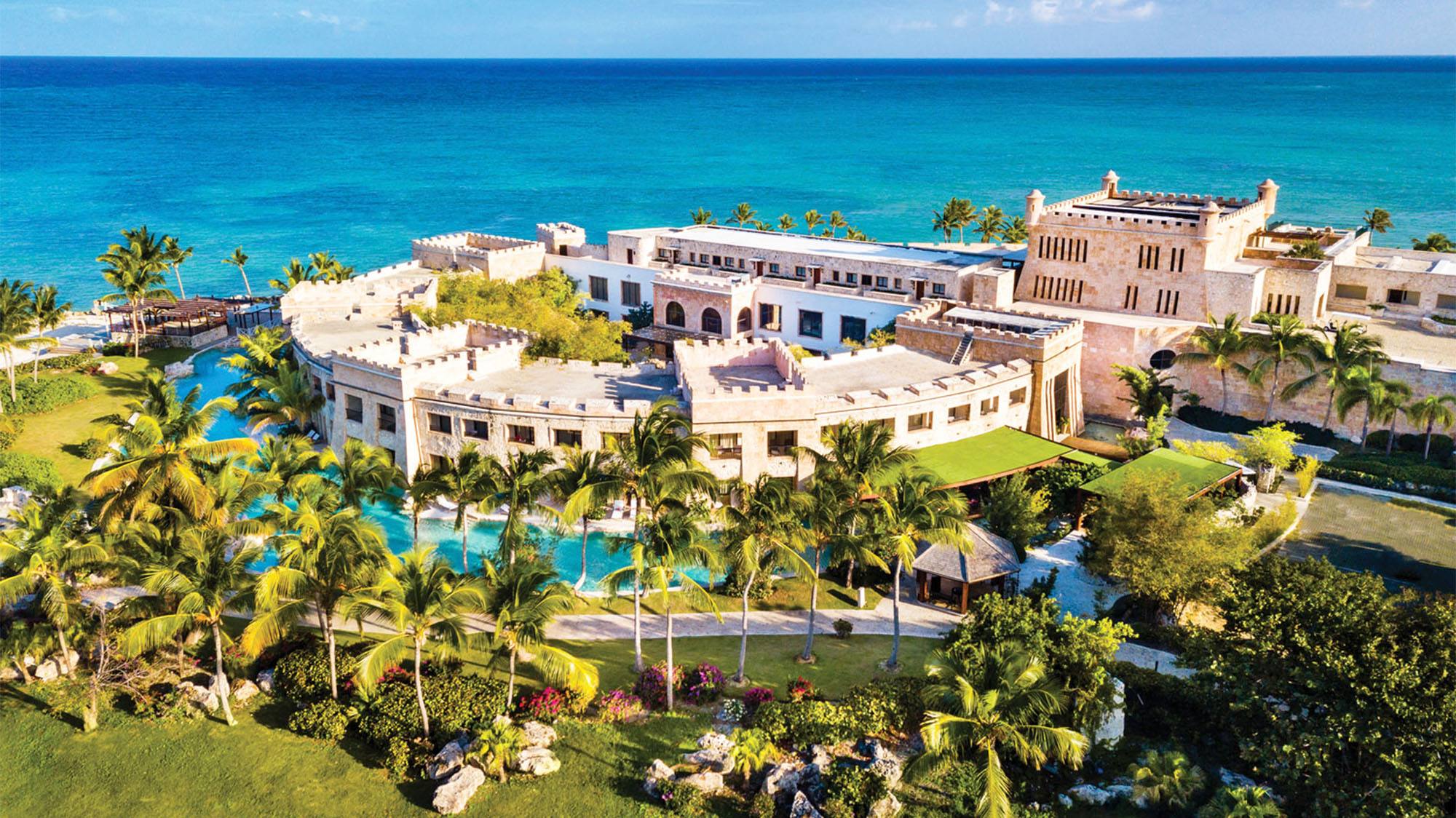 An aerial view of the Sanctuary Cap Cana, the first Playa-managed all-inclusive resort in Marriott International's Luxury Collection.