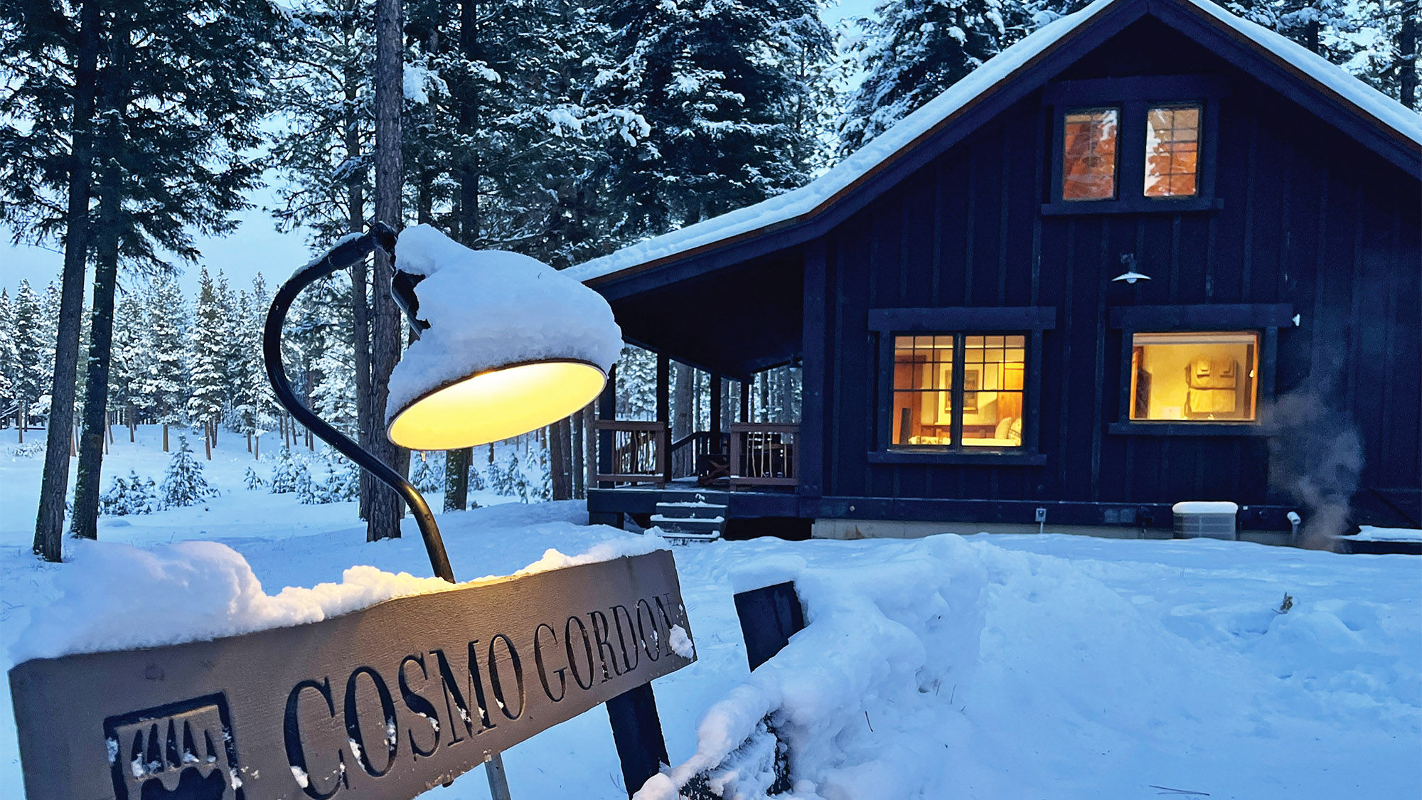 The Cosmo Gordon Lodge is part of the Big Timber Home collection featured at the Resort at Paws Up.