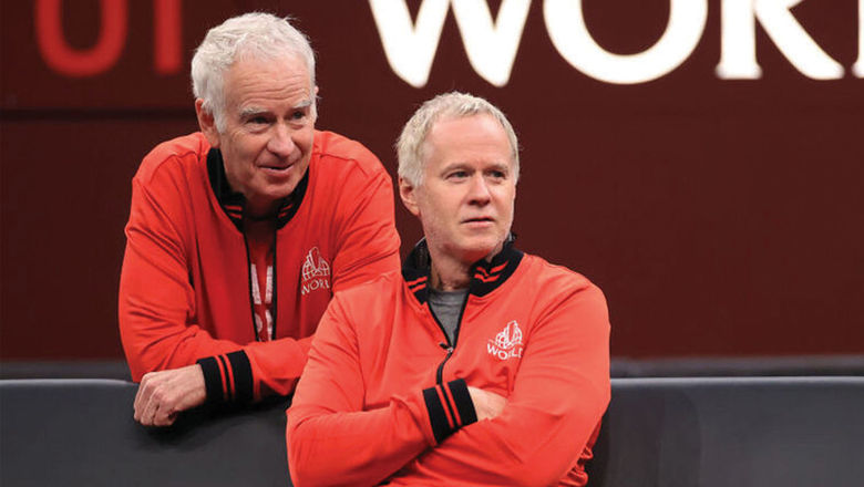 John and Patrick McEnroe. The pair will host a Tanzania tour in December that will include playing each other in an exhibition tennis match on a court built in the Serengeti.