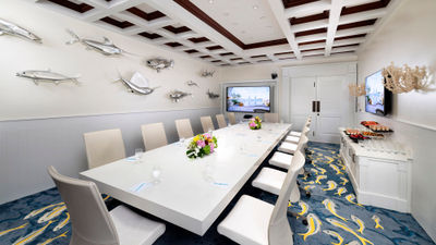 A conference room at the Sandals Royal Bahamian's newly revamped convention center.