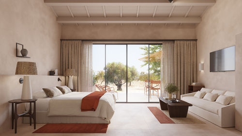 A suite at The Lodge by Unico in Mallorca. A suite at The Lodge by Unico in Mallorca.