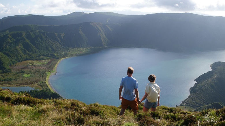 Travelers in the Azores.