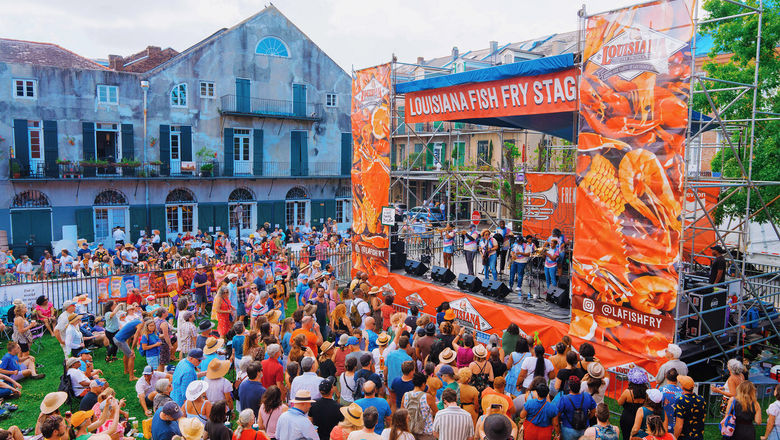 Local musicians are among the biggest draws at the French Quarter Festival, which features 20 stages spread across the neighborhood.