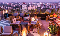 The Cabuya Rooftop restaurant at the Andaz Mexico City Condesa.
