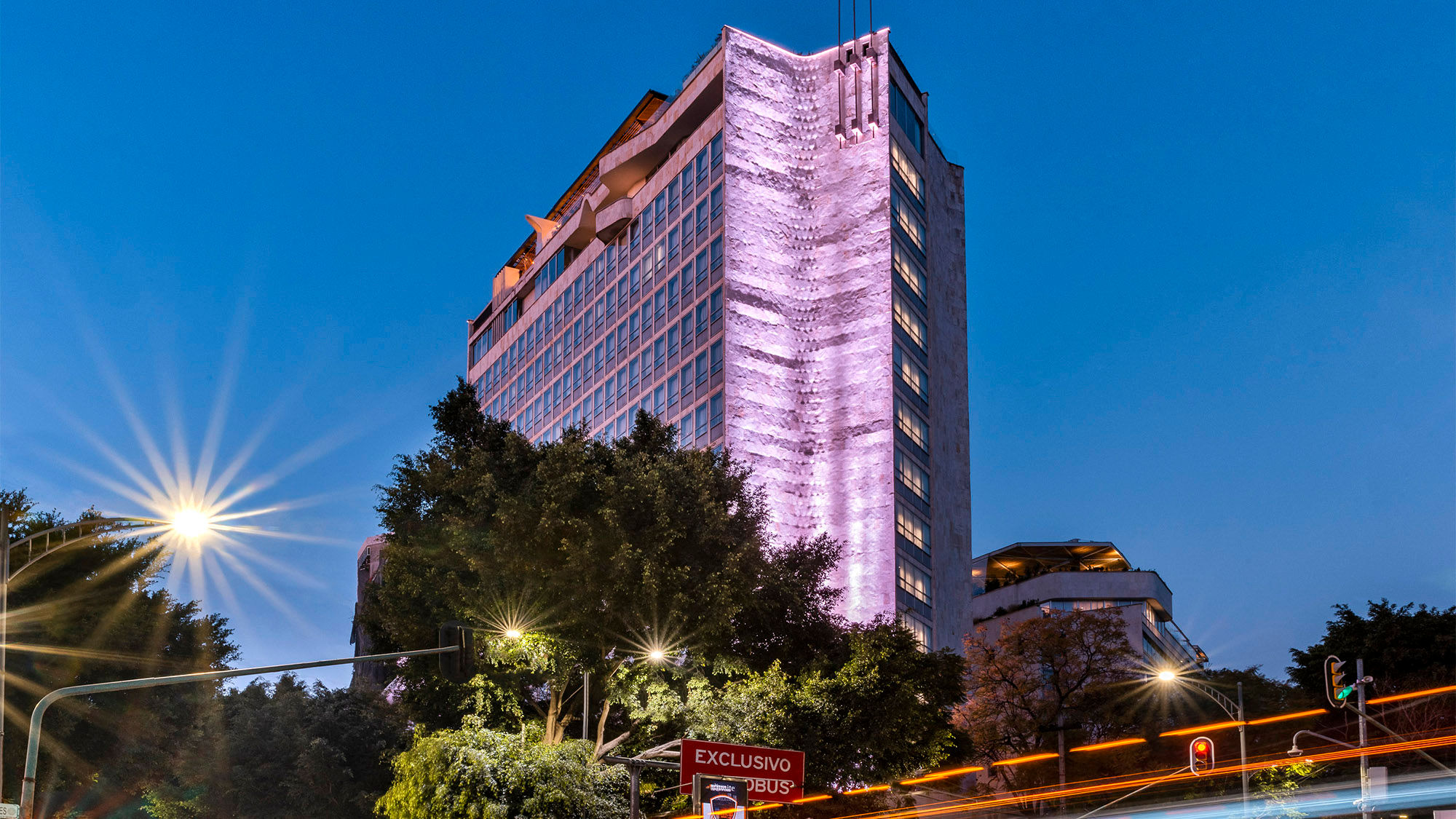 The exterior of the Andaz Mexico City Condesa.
