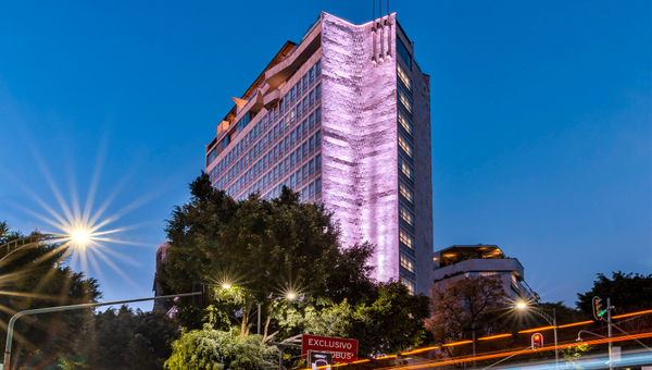 The exterior of the Andaz Mexico City Condesa. The exterior of the Andaz Mexico City Condesa.