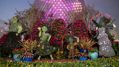Characters from “Encanto” will greet guests entering Epcot during the International Flower & Garden Festival this year.