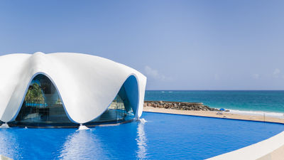 La Concha Resort's seashell-shaped Perla structure, which will get a new restaurant as the property joins Marriott's Autograph Collection.
