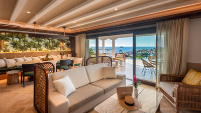 The Villa Diane sleeps up to 10 and includes private yoga or Pilates sessions in the villa.