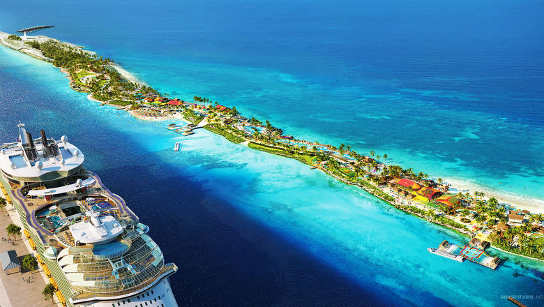 The Royal Beach Club is a partnership between Royal Caribbean and the Bahamas government.