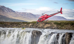Legendary Iceland is one of three scenic flight films guests can choose from when riding FlyOver Las Vegas