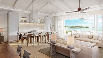 A rendering of a suite at Montage Cay, expected to open late next year.