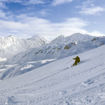 Travel Weekly's Robert Silk digs into a turn in Alaska's Chugach range.