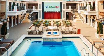 A rendering of the pool deck on Carnival Firenze, a Costa ship that will join Carnival's fleet.