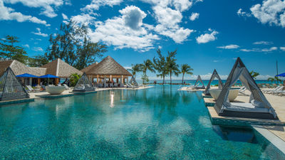 The main pool at the Sandals Royal Barbados.