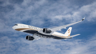 Starlux passengers will be able to connect to 20 North American cities from Taipei.