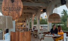 The Sandbar restaurant at the St. Somewhere resort on Holbox.