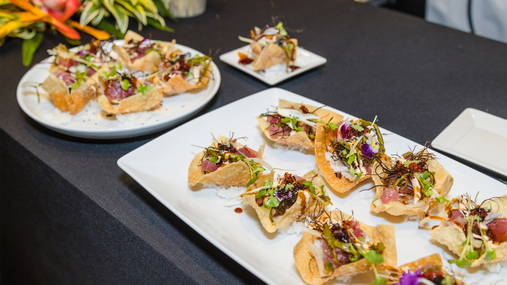 A poke dish served at the Kauai Poke Fest.