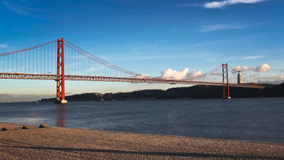 Ponte 25 de Abril in the Belem district of Lisbon. The capital of Portugal is wooing visitors this fall with a host of luxury experiences curated by its tourism board, Turismo de Lisboa.