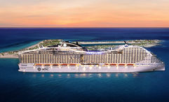 MSC Cruises is describing the MSC World America as "elegant European design meets American comfort."