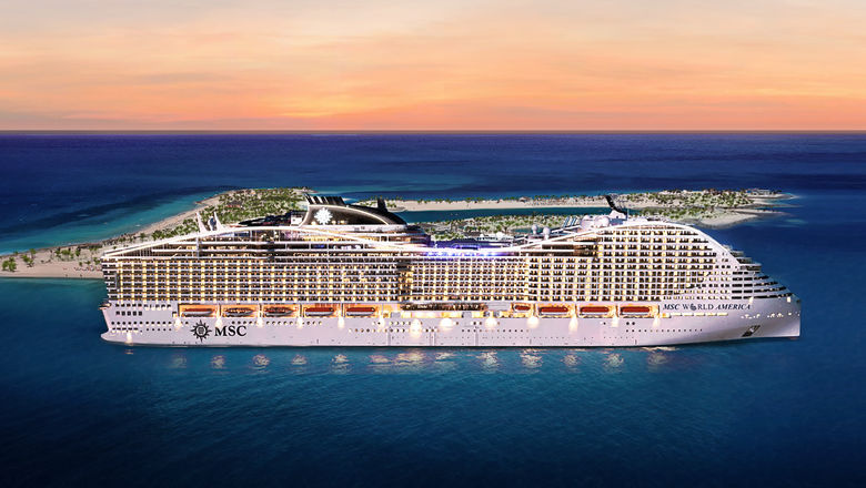 MSC Cruises is describing the MSC World America as "elegant European design meets American comfort."