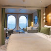 A suite on Swan Hellenic's SH Vega, complete with electric fireplace.